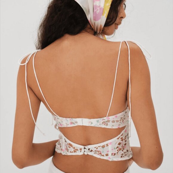 For Love & Lemons Kyra Corset Crop Top - Picture 4 of 8